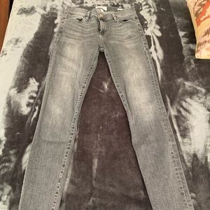 Grey Frame Denim Skinny de Jeanne - Size 27